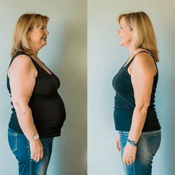 Antes e depois de Janete C.