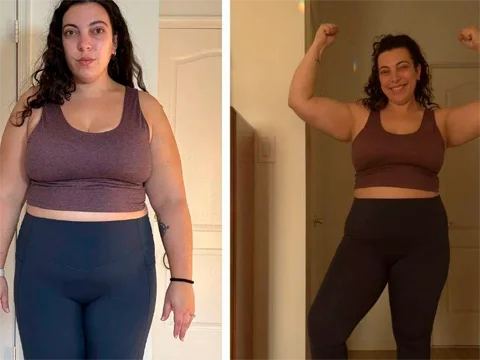 Antes e depois de Adriana A.